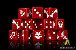 Red Butcher Dice - Skirmish Set (ONLINE ORDER ONLY)