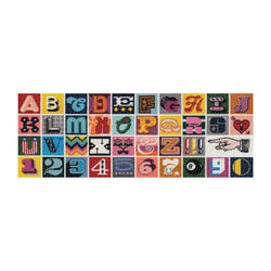 Needlepoint A to Z 1000 Piece Panoramic Jigsaw Puzzle Galison (ONLINE ORDER ONLY)