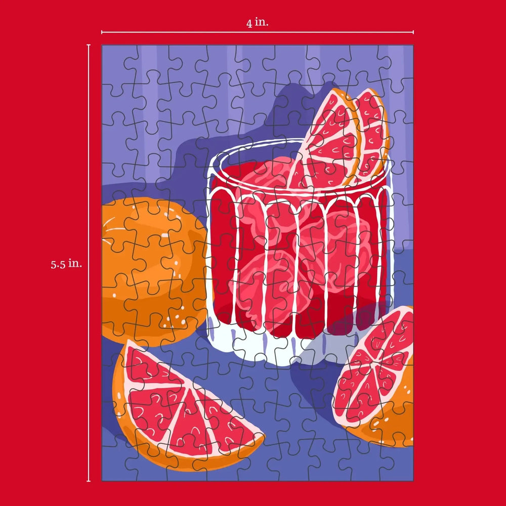 Negroni 99 Piece Mini Jigsaw Puzzle Puzzledly (ONLINE ORDER ONLY)
