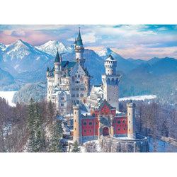 Neuschwanstein Castle in Winter 1000 Piece Jigsaw Puzzle Eurographics (ONLINE ORDER ONLY)