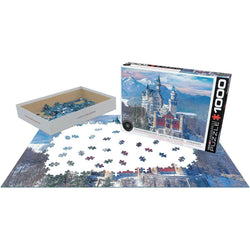 Neuschwanstein Castle in Winter 1000 Piece Jigsaw Puzzle Eurographics (ONLINE ORDER ONLY)