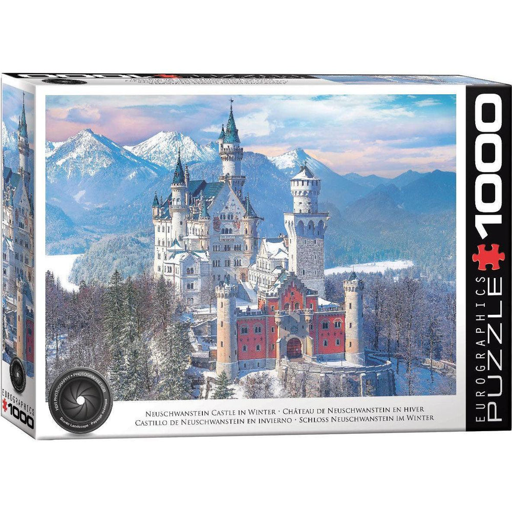 Neuschwanstein Castle in Winter 1000 Piece Jigsaw Puzzle Eurographics (ONLINE ORDER ONLY)