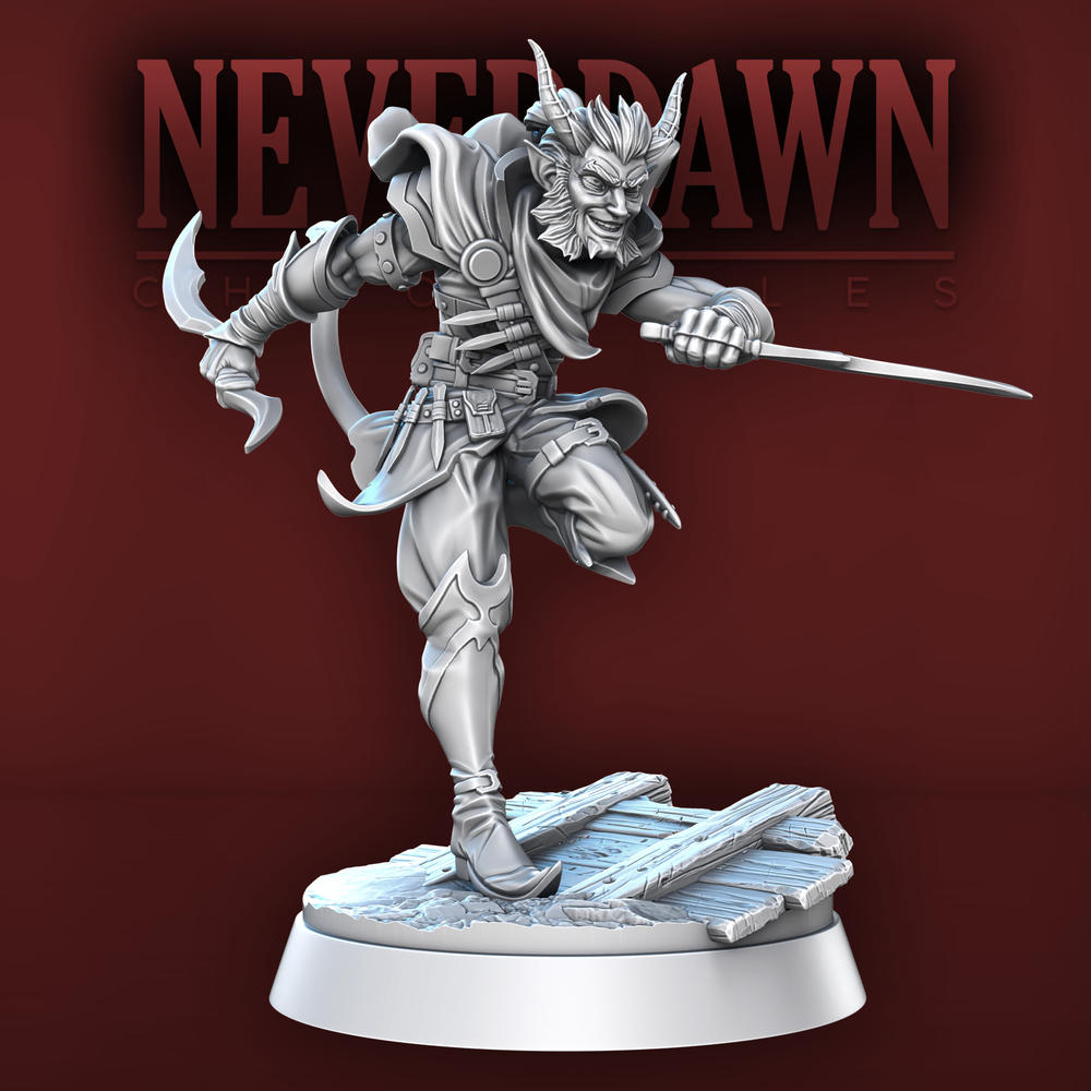 3D Printed STL Miniatures Never Dawn Shadow Stalkers 28 - 32mm War Gaming D&D (Online Only)