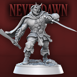 3D Printed STL Miniatures Never Dawn Shadow Stalkers 28 - 32mm War Gaming D&D (Online Only)