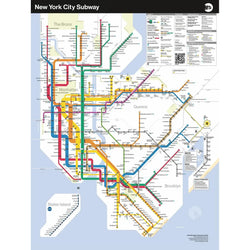 New York City Subway Map MTA 500 Piece Jigsaw Puzzle NYPC (ONLINE ORDER ONLY)
