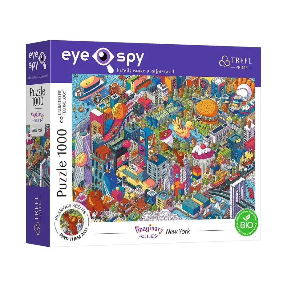 New York "Imaginary Cities" 1000 Piece Jigsaw Puzzle Trefl (ONLINE ORDER ONLY)