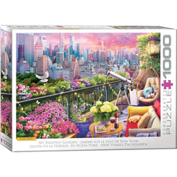 New York Rooftop Garden 1000 Piece Jigsaw Puzzle Eurographics (ONLINE ORDER ONLY)