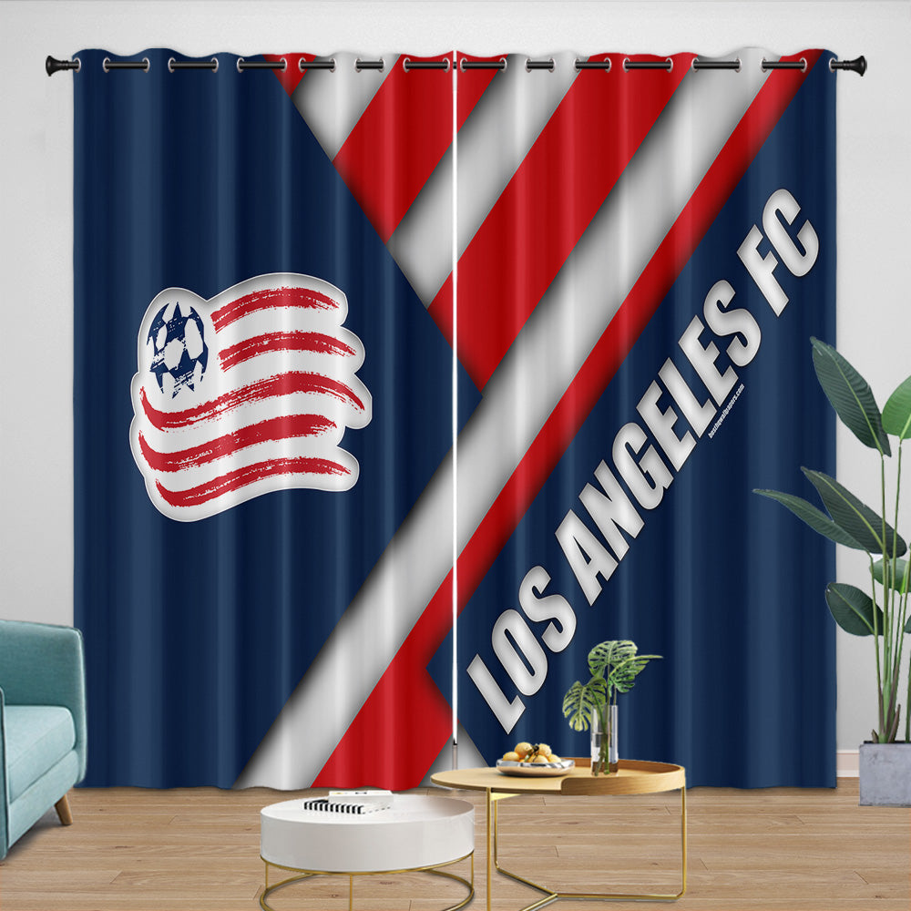New England Revolution Curtains Blackout Window Drapes Room Decoration (Online Order Only)