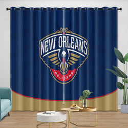 New Orleans Pelicans Curtains Blackout Window Drapes Room Decoration (Online Order Only)