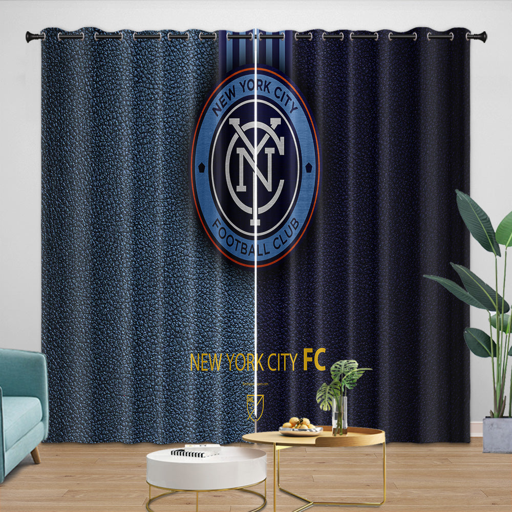 New York City FC Curtains Blackout Window Drapes Room Decoration (Online Order Only)