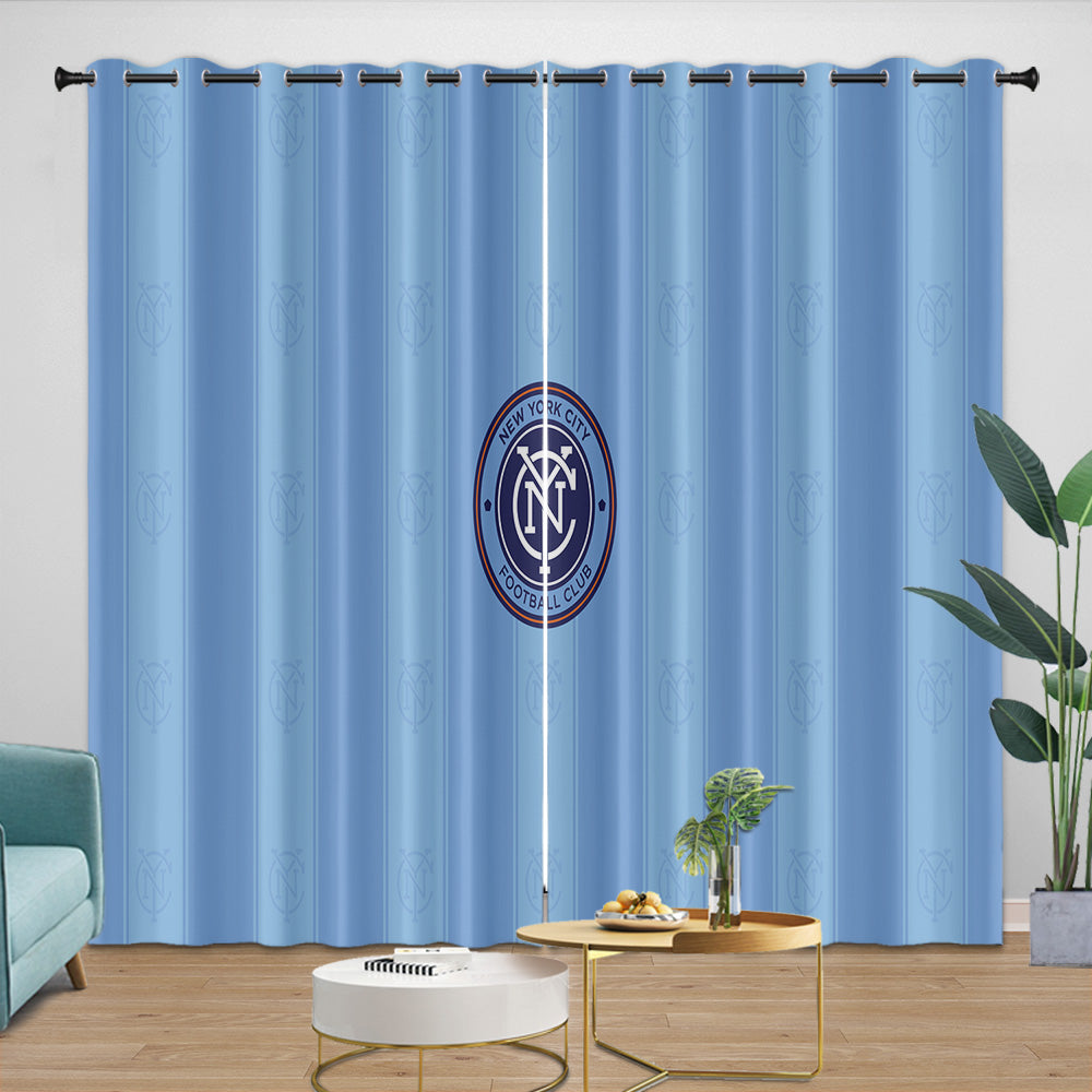 New York City FC Curtains Blackout Window Drapes Room Decoration (Online Order Only)
