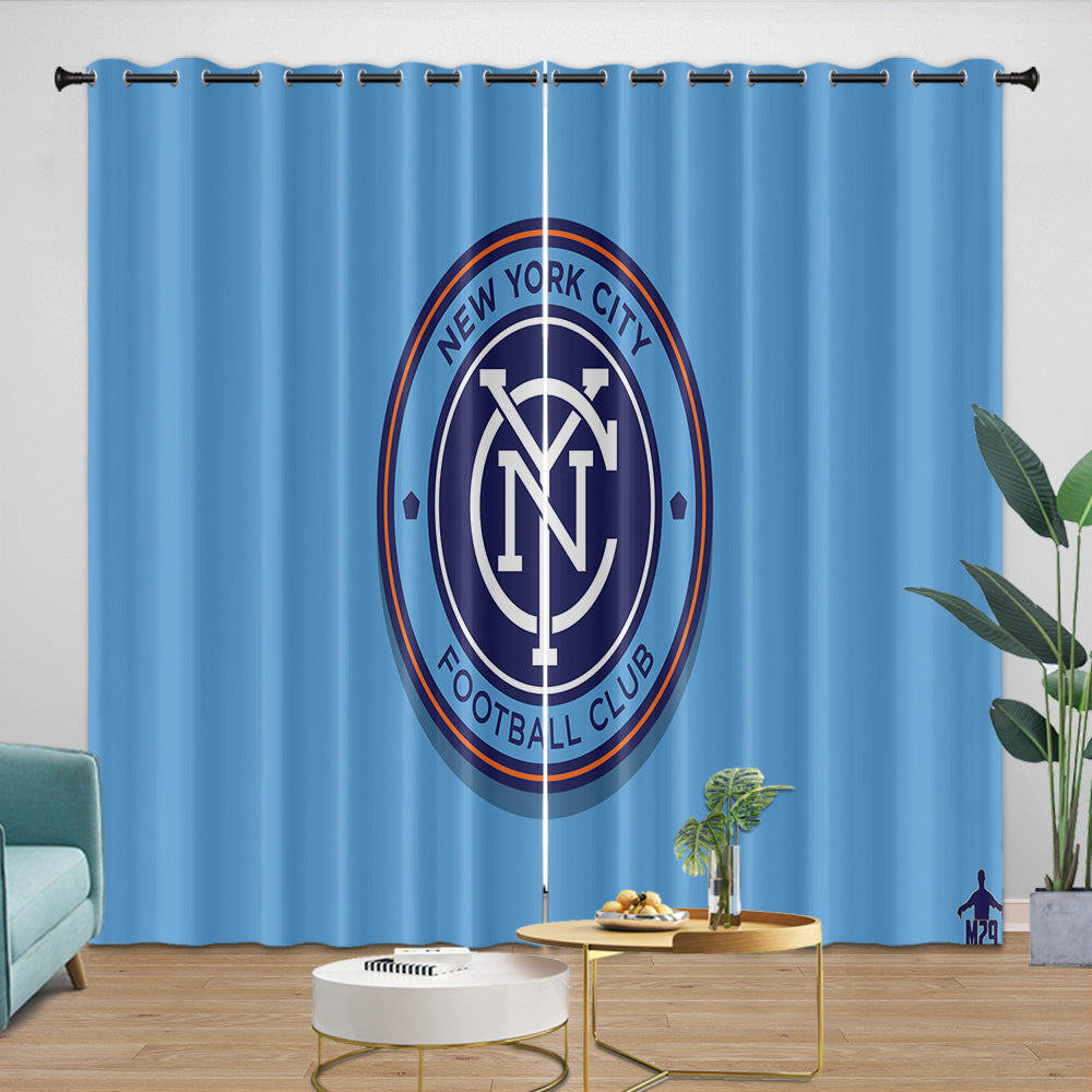 New York City FC Curtains Blackout Window Drapes Room Decoration (Online Order Only)