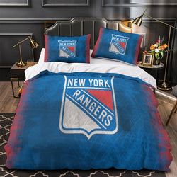 New York Rangers Bedding Set Quilt Duvet Cover Without Filler (Online Order Only)