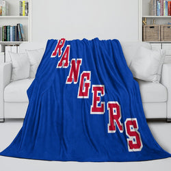 New York Rangers Blanket Flannel Throw Kids Room Decoration (Online Order Only)