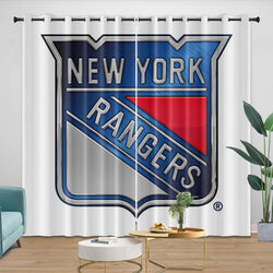 New York Rangers Curtains Blackout Window Drapes Room Decoration (Online Order Only)