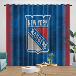 New York Rangers Curtains Blackout Window Drapes Room Decoration (Online Order Only)