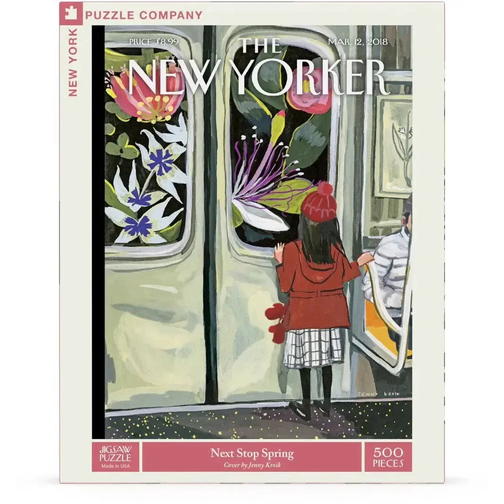 Next Stop Spring The New Yorker 500 Piece Jigsaw Puzzle NYPC (ONLINE ORDER ONLY)