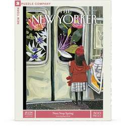 Next Stop Spring The New Yorker 500 Piece Jigsaw Puzzle NYPC (ONLINE ORDER ONLY)