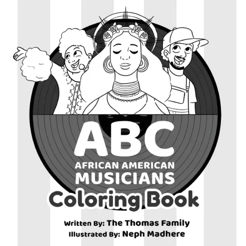 ABC - African American Musicians Coloring Book - Paperback (ONLINE ORDER ONLY)