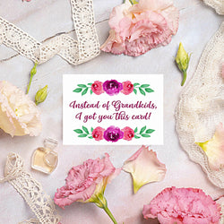 Funny Instead of Grandkids Mom Birthday Card (ONLINE ORDER ONLY)
