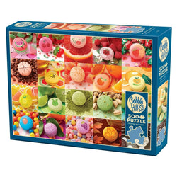 Nom Nom Macarons 500 Piece Jigsaw Puzzle Cobble Hill (ONLINE ORDER ONLY)