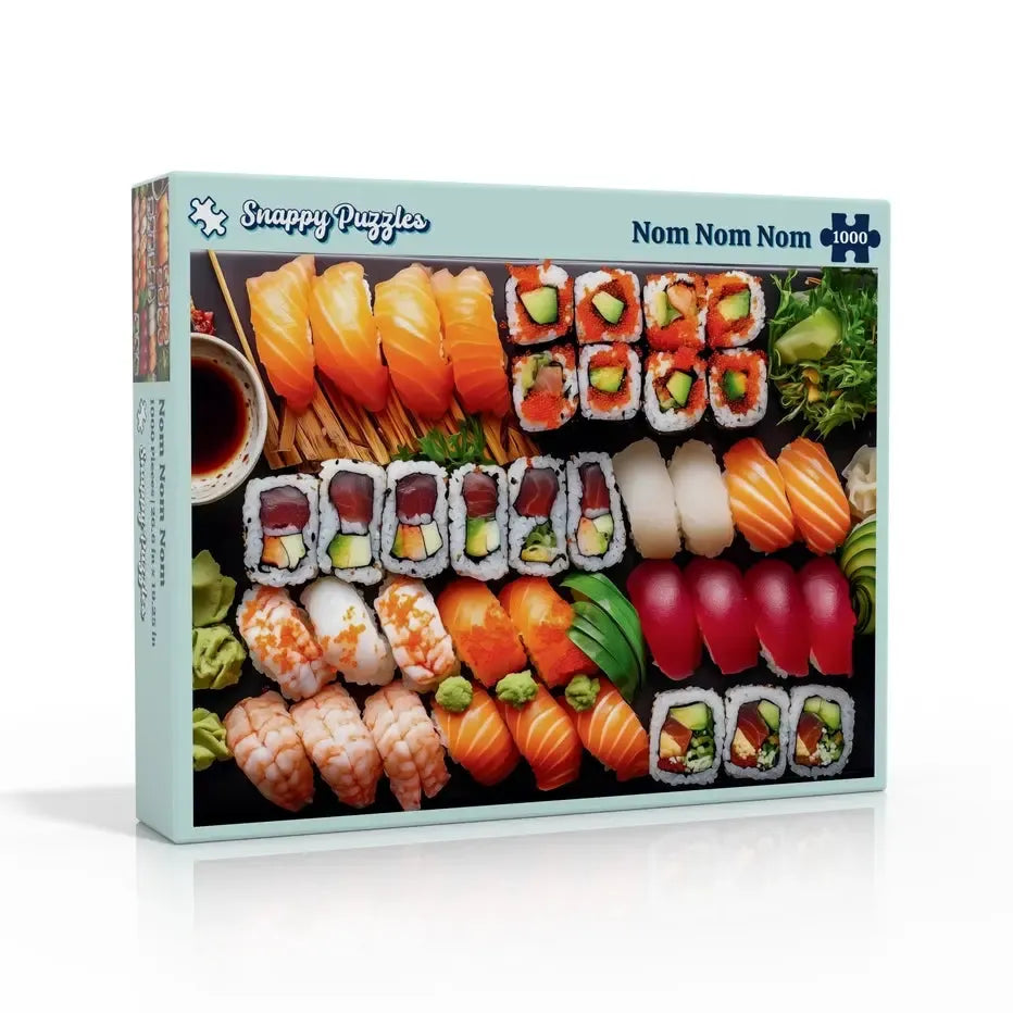 Nom Nom Nom Sushi 1000 Piece Jigsaw Puzzle Snappy (ONLINE ORDER ONLY)