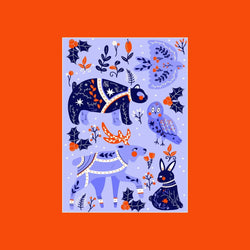 Nordic Animals 99 Piece Mini Jigsaw Puzzle Puzzledly (ONLINE ORDER ONLY)
