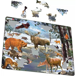 Nordic Forest Animals 54 Piece Tray Jigsaw Puzzle Larsen (ONLINE ORDER ONLY)