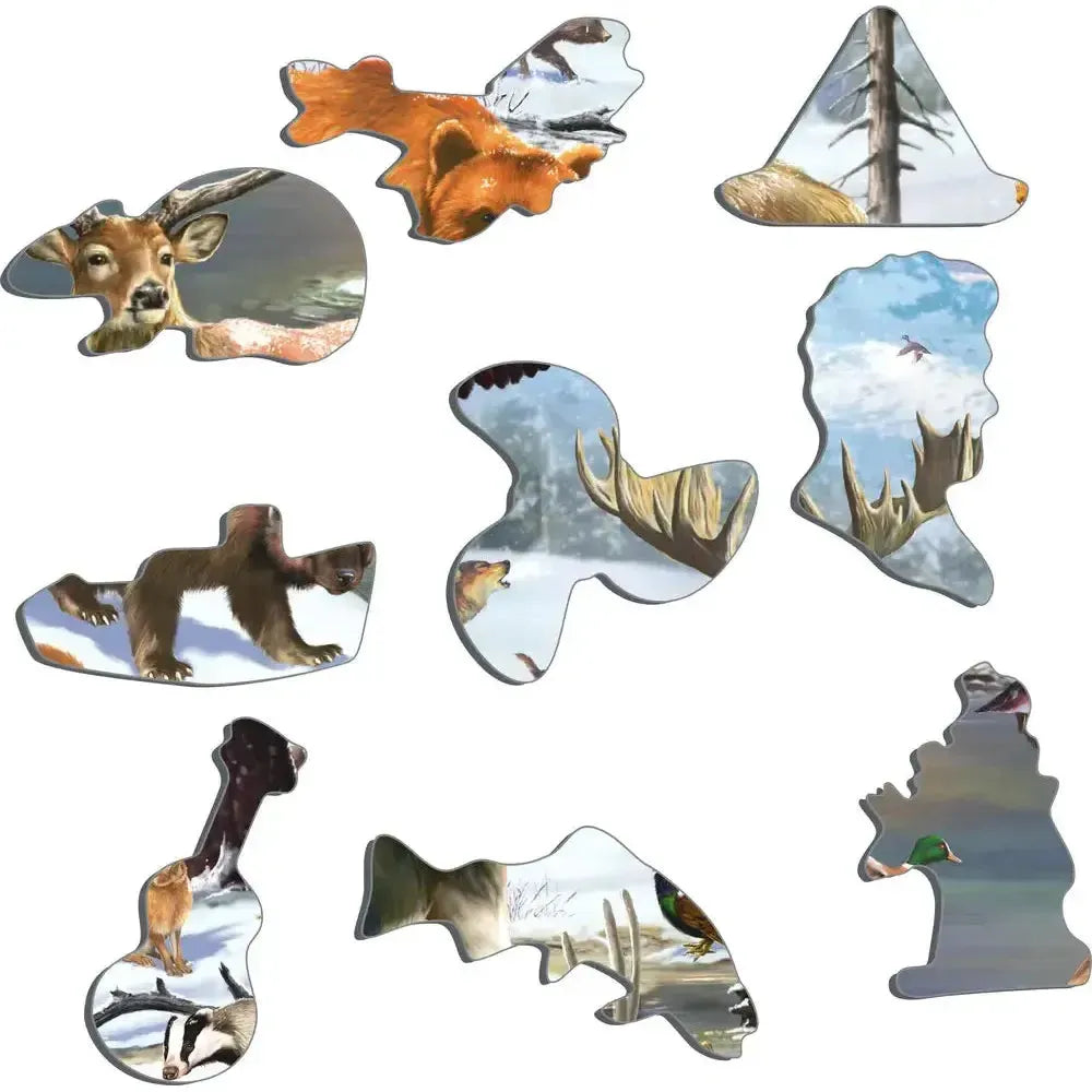 Nordic Forest Animals 54 Piece Tray Jigsaw Puzzle Larsen (ONLINE ORDER ONLY)