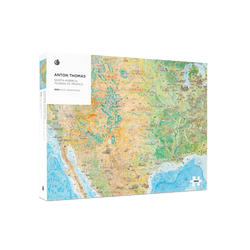 North America: Tundra To Tropics 1000 Piece Jigsaw Puzzle Pomegranate (ONLINE ORDER ONLY)