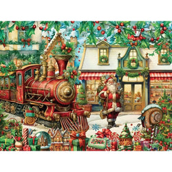 North Pole Express 500 Piece Soft Touch Jigsaw Puzzle Crown Point (ONLINE ORDER ONLY)