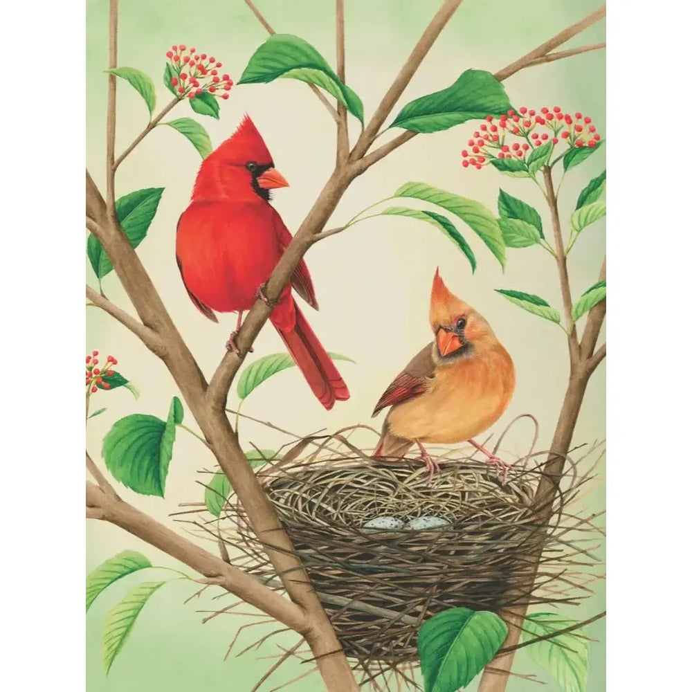 Northern Cardinals Cornell Lab 500 Piece Jigsaw Puzzle NYPC (ONLINE ORDER ONLY)