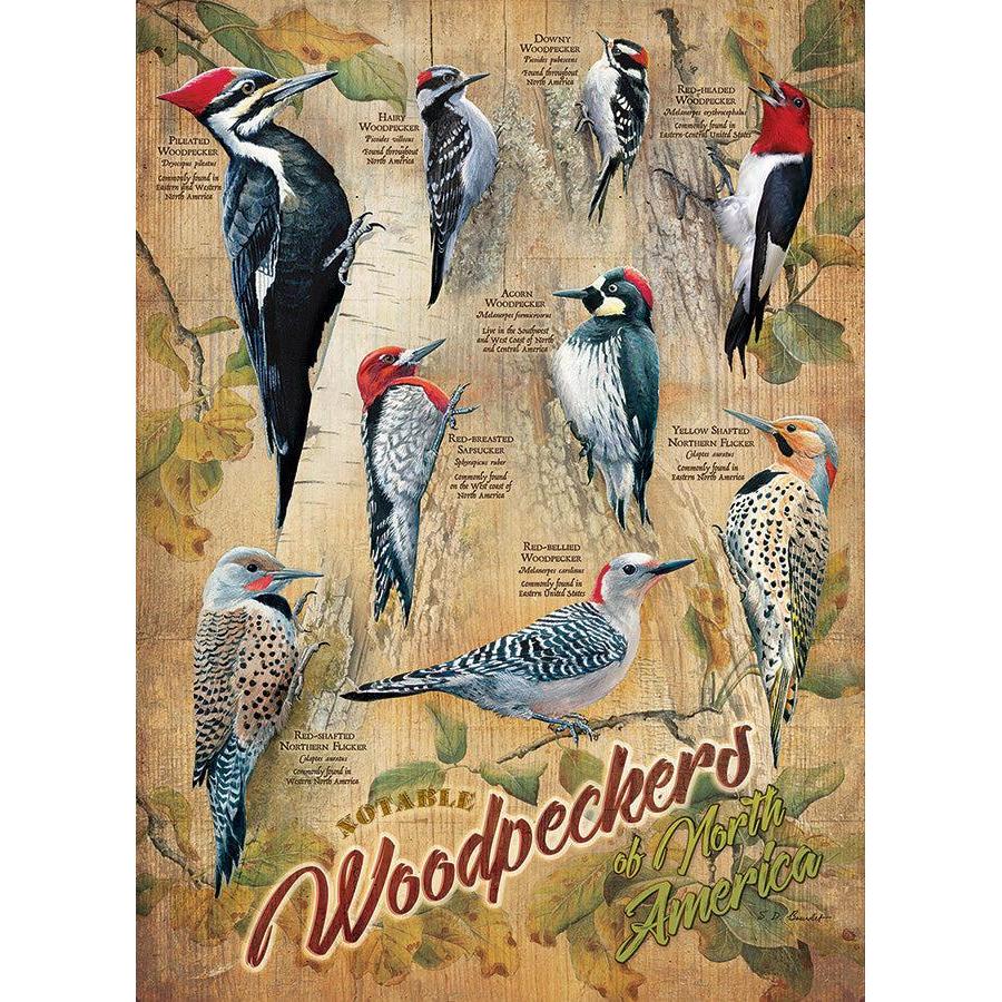 Notable Woodpeckers 500 Piece Jigsaw Puzzle Cobble Hill (ONLINE ORDER ONLY)
