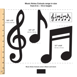Music Notes Cutouts (ONLINE ORDER ONLY)