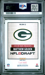 Graded 2025 Panini Instant Matthew Golden #NFLDN12 NFL Draft Night Rookie RC Football Card PSA 10 Gem Mint