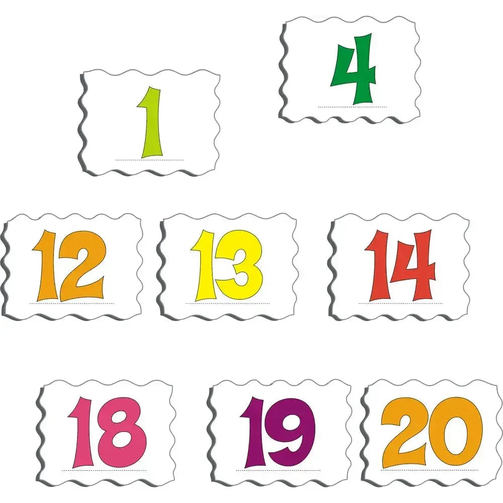 Numbers 1-20 20 Piece Tray Jigsaw Puzzle Larsen (ONLINE ORDER ONLY)
