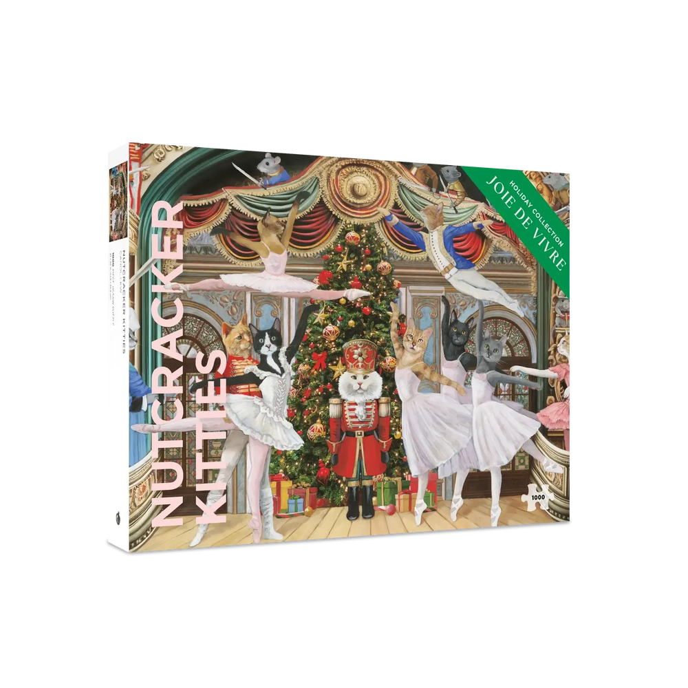 Nutcracker Kitties by Carol Lew 1000 Piece Jigsaw Puzzle Pomegranate (ONLINE ORDER ONLY)