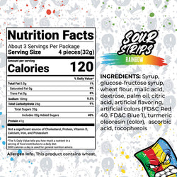 Sour Strips Rainbow (104g) (ONLINE ORDER ONLY)