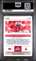 Graded 2023 Panini Chronicles Draft Picks Jaxon Smith-Njigba #10 Rookie RC Football Card PSA 10 Gem Mint (ONLINE ORDER ONLY)