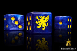 Heraldry Dice - Blue (ONLINE ORDER ONLY)
