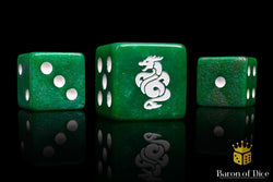 Jade Dragon Dice | Shimmering Jade (ONLINE ORDER ONLY)