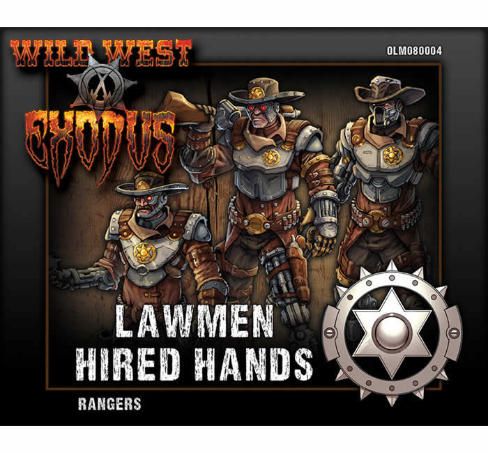 OLM080004 Lawmen Ranger Box Set Hired Hands Outlaw Miniatures (ONLINE ORDER ONLY)