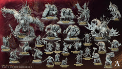 3D Printed Archvillain Games Kor’garal Nak Jukka Orc Legacy Wrath of the Grimskorn 28 32mm D&D (Online Only)