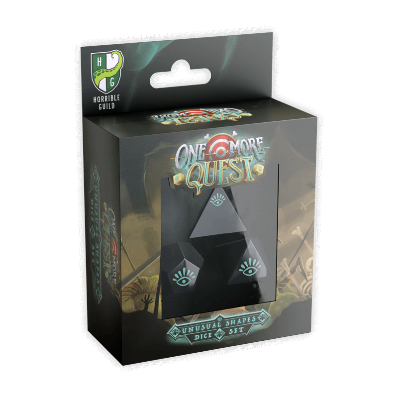 One More Quest: Unusual Shapes Dice Set (ONLINE ORDER ONLY)