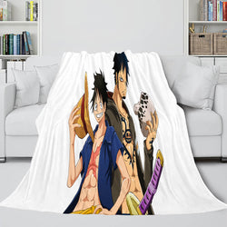 ONE PIECE Throw Flannel Blanket Soft Cozy All Seasons for Sofa Bed (Online Order Only)