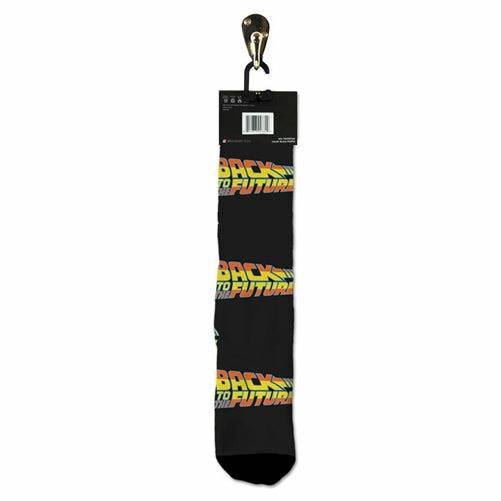 Back to the Future "Time Traveler" Men's Crew Straight Down Knit Mix-Match Socks (Size 8-12) (ONLINE ORDER ONLY)