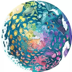 Ocean "Circle of Colors" 500 Piece Round Jigsaw Puzzle Ravensburger (ONLINE ORDER ONLY)