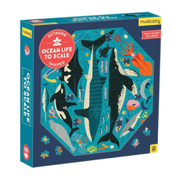 Ocean Life to Scale 300 Piece Octagon Jigsaw Puzzle Mudpuppy (ONLINE ORDER ONLY)