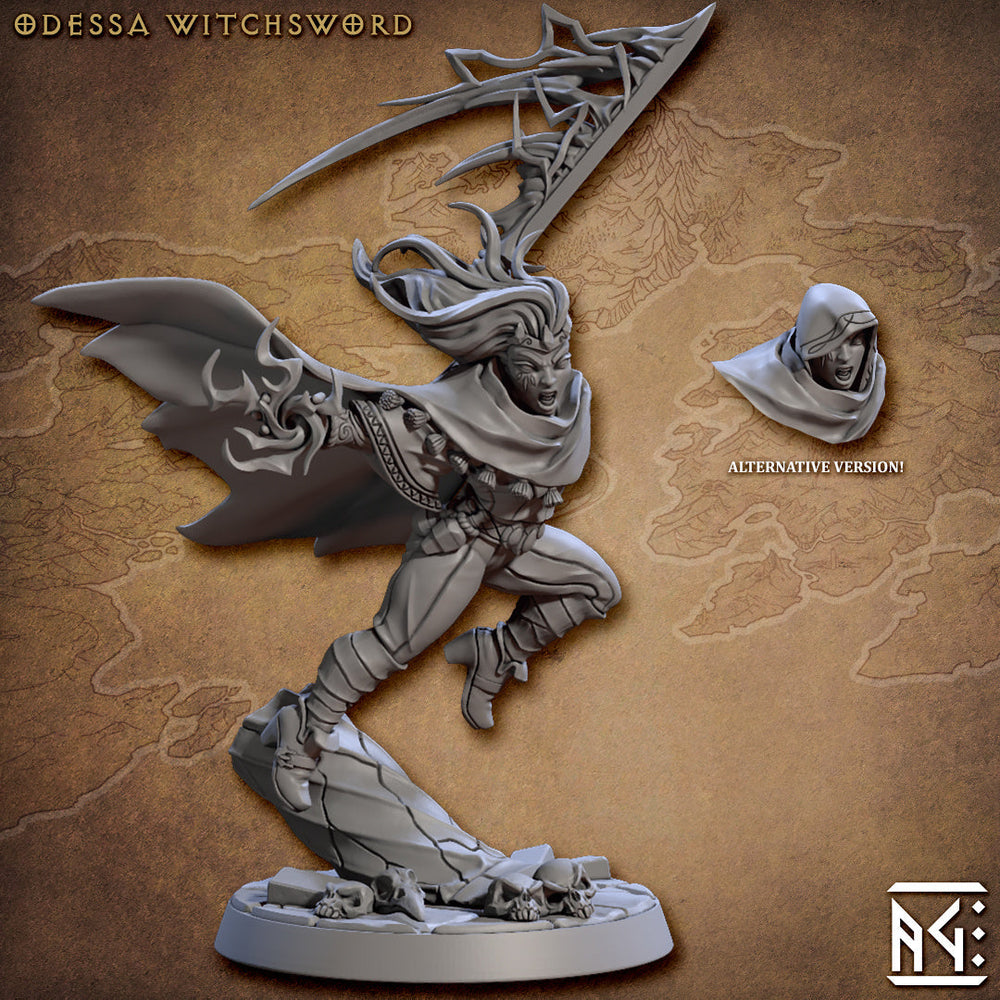 3D Printed Artisan Guild Odessa Witchsword Arcanists Guild 28mm 32mm (Online Only)