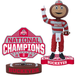 Ohio State Buckeyes 2024 CFP National Champions Bobbleheads (Presale) (ONLINE ORDER ONLY)